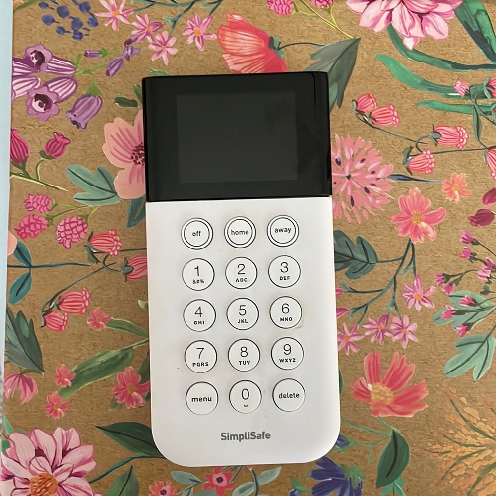 Simplisafe keypad